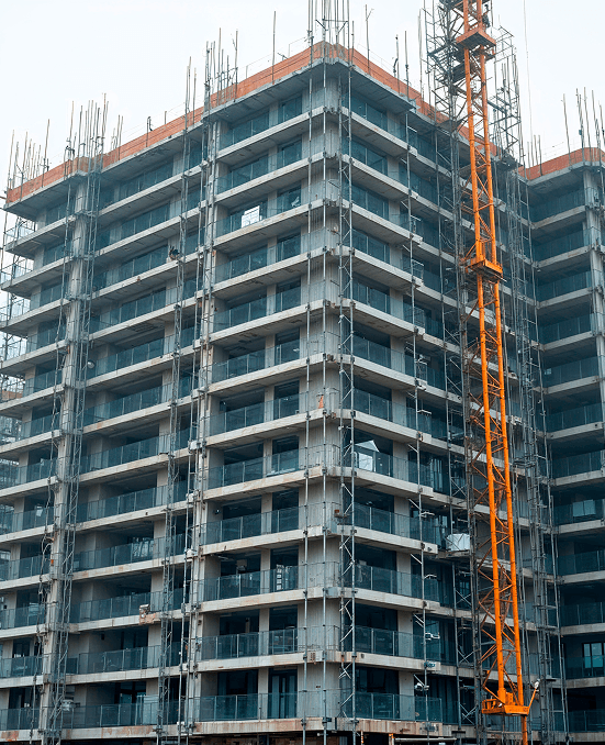 Under construction building